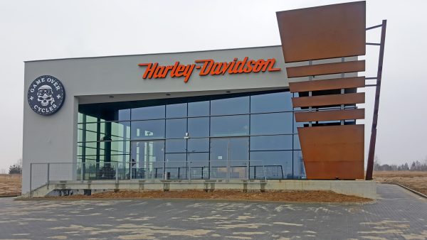 Bodenkonvektoren in Salon Harley-Davidson in Rzeszow / Polen